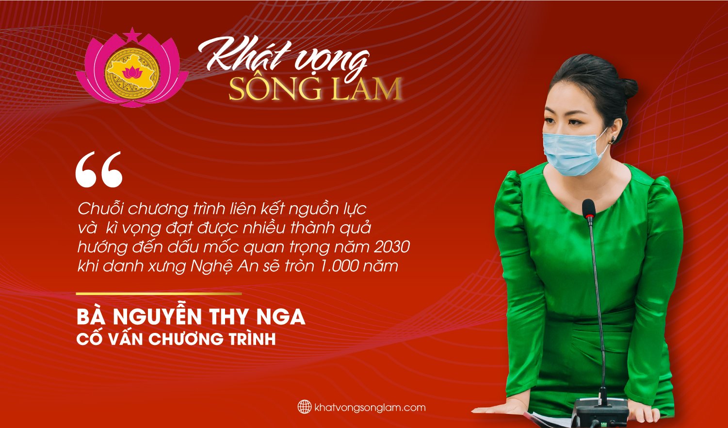 Bà Nguyễn Thy Nga, cố vấn chương trình