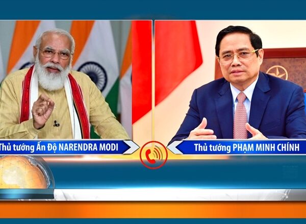 Thủ tướng Chính phủ Phạm Minh Chính điện đàm với Thủ tướng Cộng hoà Ấn Độ Narendra Modi