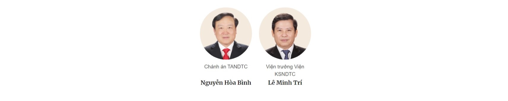 Lãnh đạo ngành Tòa án và Kiểm sát